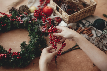 Comment créer une couronne de Noël DIY