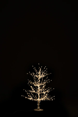 Boom kaal+led+parel met wit s (77x77x125cm) - afbeelding 3