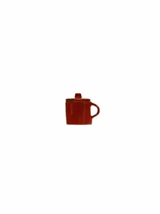 Espressokop met deksel rood La Mère - afbeelding 2