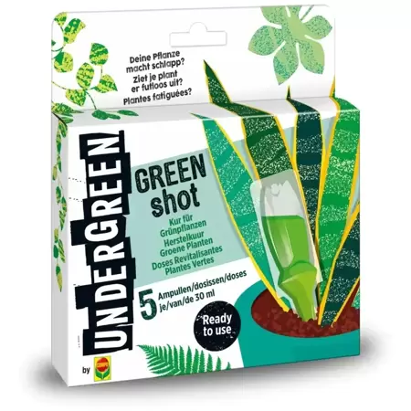 Green shot herstelkuur groene planten