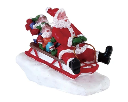Lemax - Sledding with Santa
