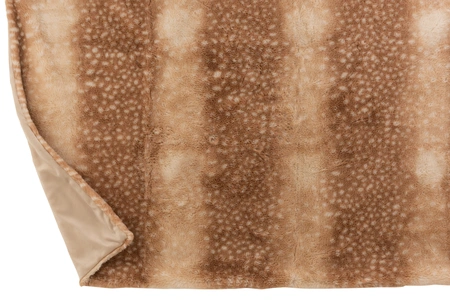 Plaid bambi bruin/beige (175x130x1cm) - afbeelding 4
