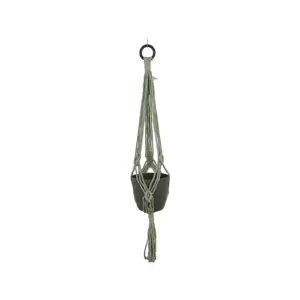 Plantenhanger Single Diamond - Vintage Green