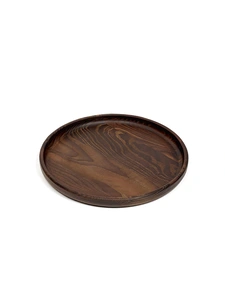 Pure - dienblad pure hout rond d29 h2,5