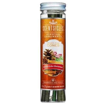 Scentsicles 6pc Stick Spiced Pine Cones NE/FR