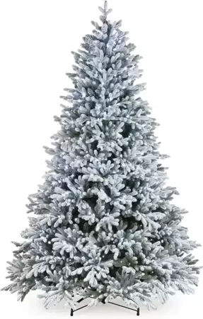 Snowy hamilton hinged 213cm kunstkerstboom 600l warm white - afbeelding 1