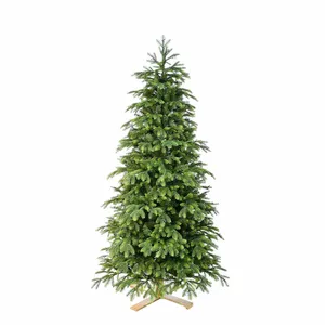Stavanger Slim Wood Base kunstkerstboom - h228cm
