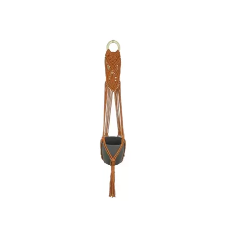 Suspension Macramé Large Diamond - Copper