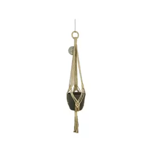 Suspension Macramé Single Diamond-  Sand