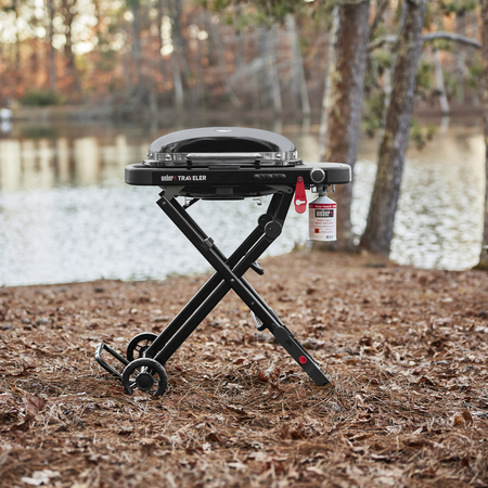 Traveler Compact, Gasbarbecue, black - afbeelding 4