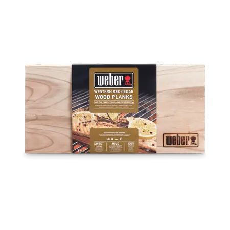 Weber® Cederhouten rookplank - klein - afbeelding 1