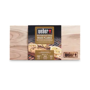 Weber® Cederhouten rookplank - klein - afbeelding 1