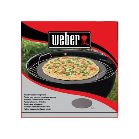 Weber® geglazuurde pizzasteen ø 36 cm - afbeelding 2