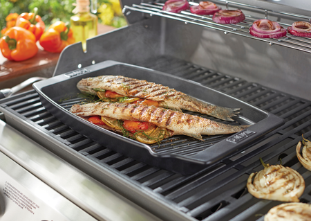 Weber ® keramische grillpan - 47x28cm - afbeelding 2