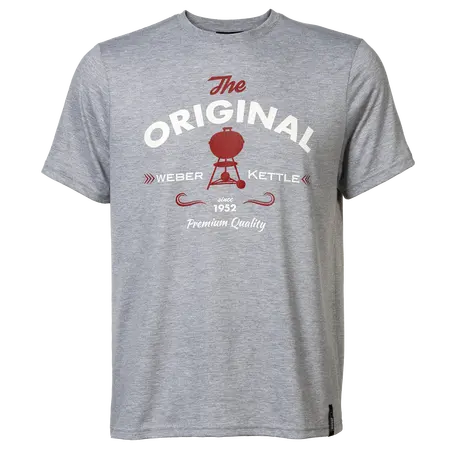 Weber 'The Original' T-shirt Men Grey XXL