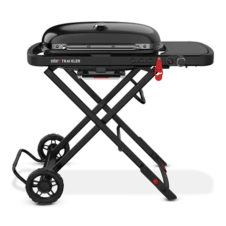 Weber Traveler Stealth, Gasbarbecue - afbeelding 1