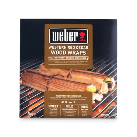 WEBER® Wood wraps western red cedar