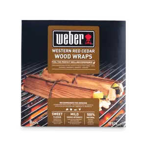 WEBER® Wood wraps western red cedar