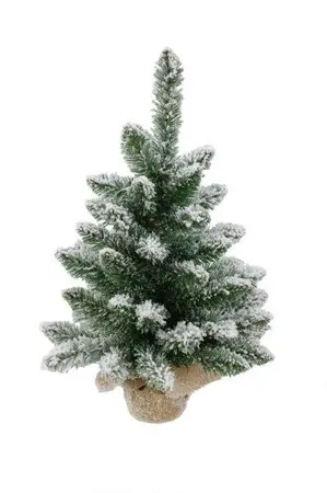 Whistler White Flocked Table Tree 30cm - afbeelding 1