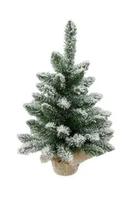Whistler White Flocked Table Tree 30cm - afbeelding 1
