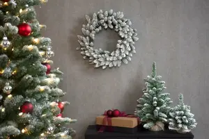 Whistler White Flocked Table Tree 30cm - afbeelding 2